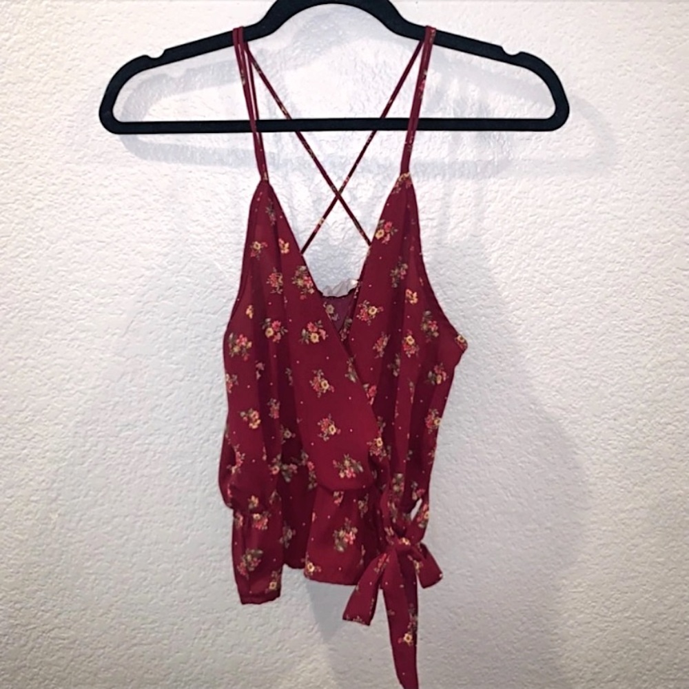 Women’s Cross Tie Tank Top, Never Worn